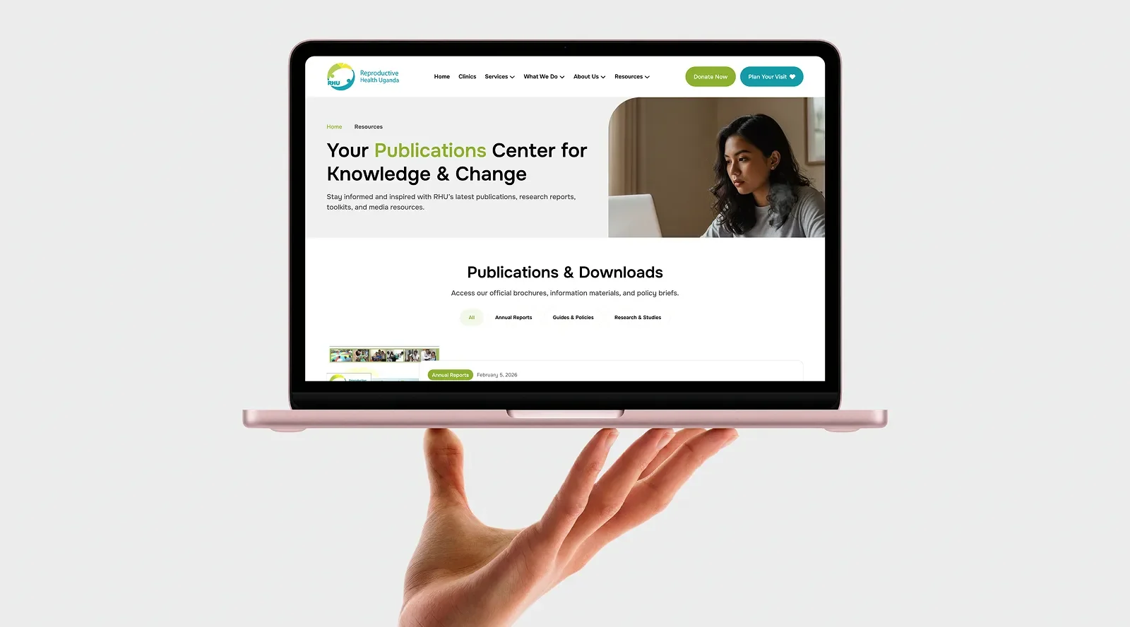 Reproductive Health Uganda (RHU) Website Modernization Case Study | Digital Healthcare Transformation Healthcare Website Development,WordPress healthcare website,healthcare website redesign