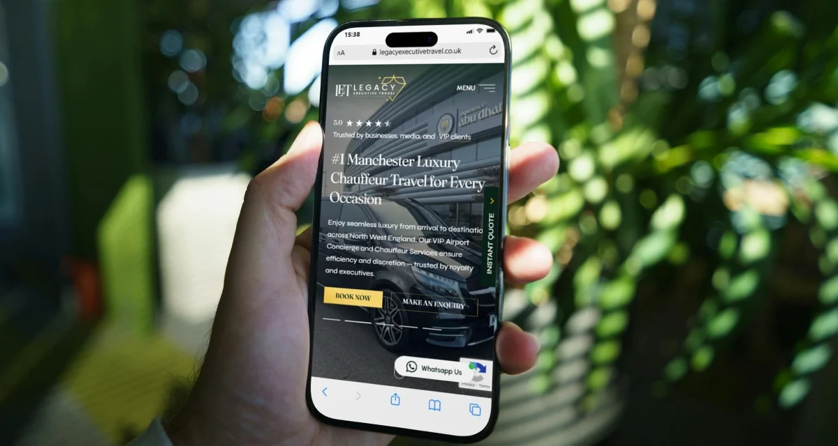 Legacy Executive Travel Website Redesign Case Study – Luxury Chauffeur Platform image 6