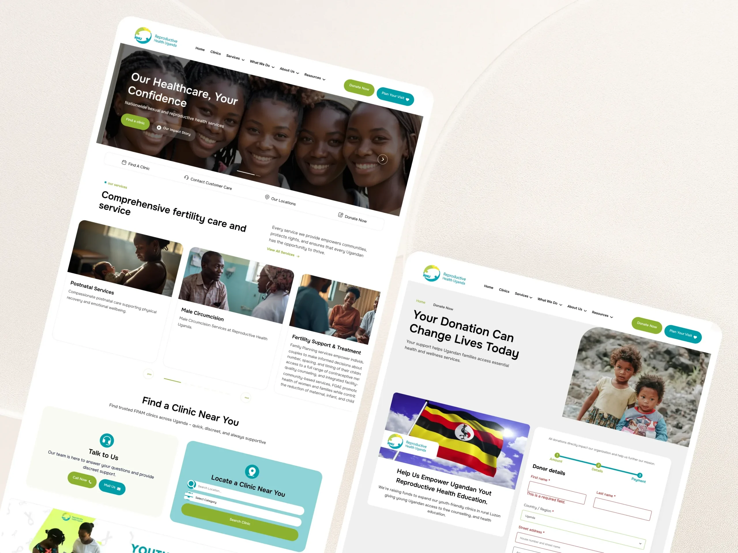 Reproductive Health Uganda (RHU) Website Modernization Case Study | Digital Healthcare Transformation Healthcare Website Development,WordPress healthcare website,healthcare website redesign