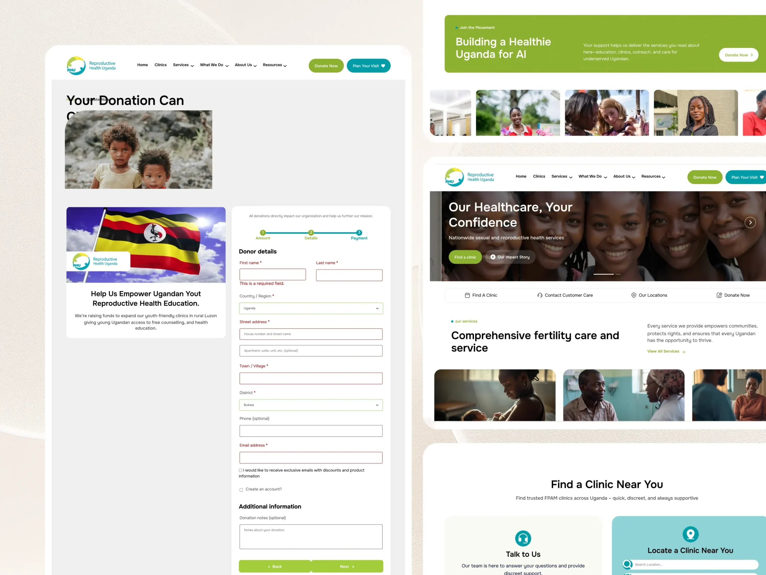 Reproductive Health Uganda (RHU) Website Modernization Case Study | Digital Healthcare Transformation Healthcare Website Development,WordPress healthcare website,healthcare website redesign