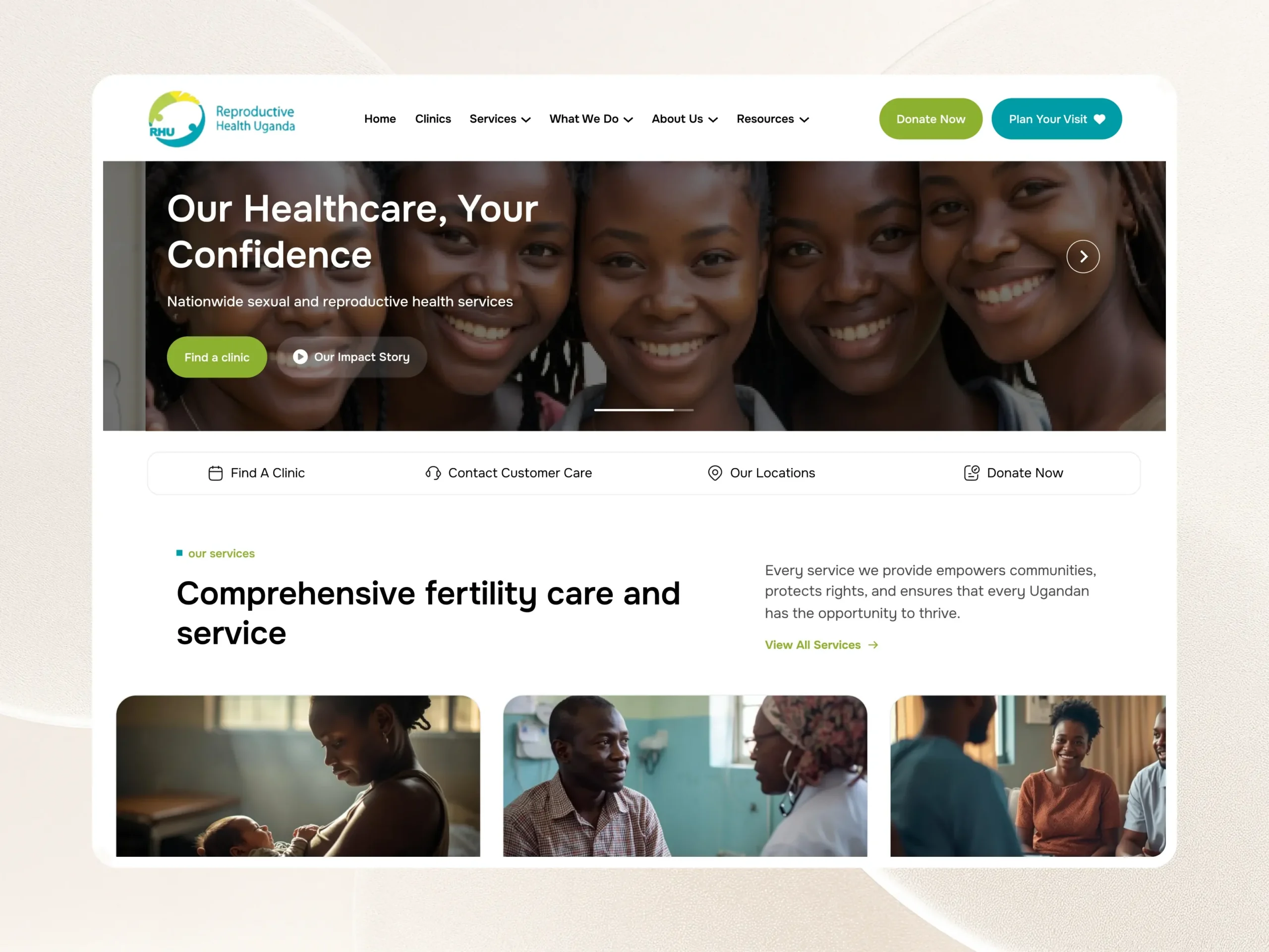 Reproductive Health Uganda (RHU) Website Modernization Case Study | Digital Healthcare Transformation Healthcare Website Development,WordPress healthcare website,healthcare website redesign