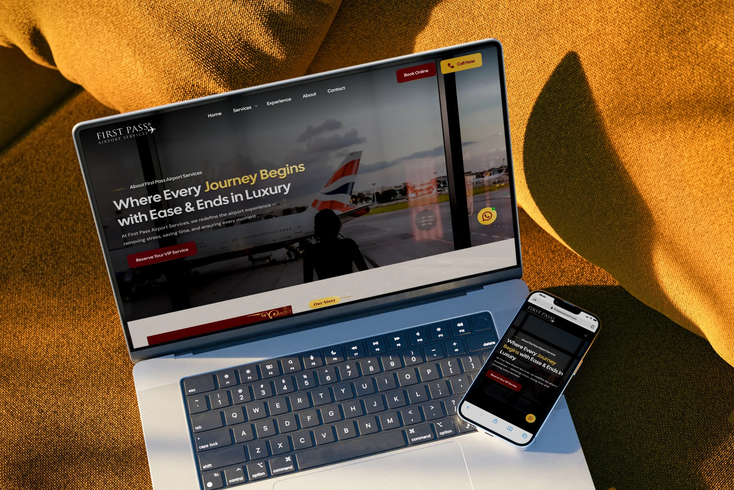 First Pass Airport Website Development & Smart Booking System First Pass