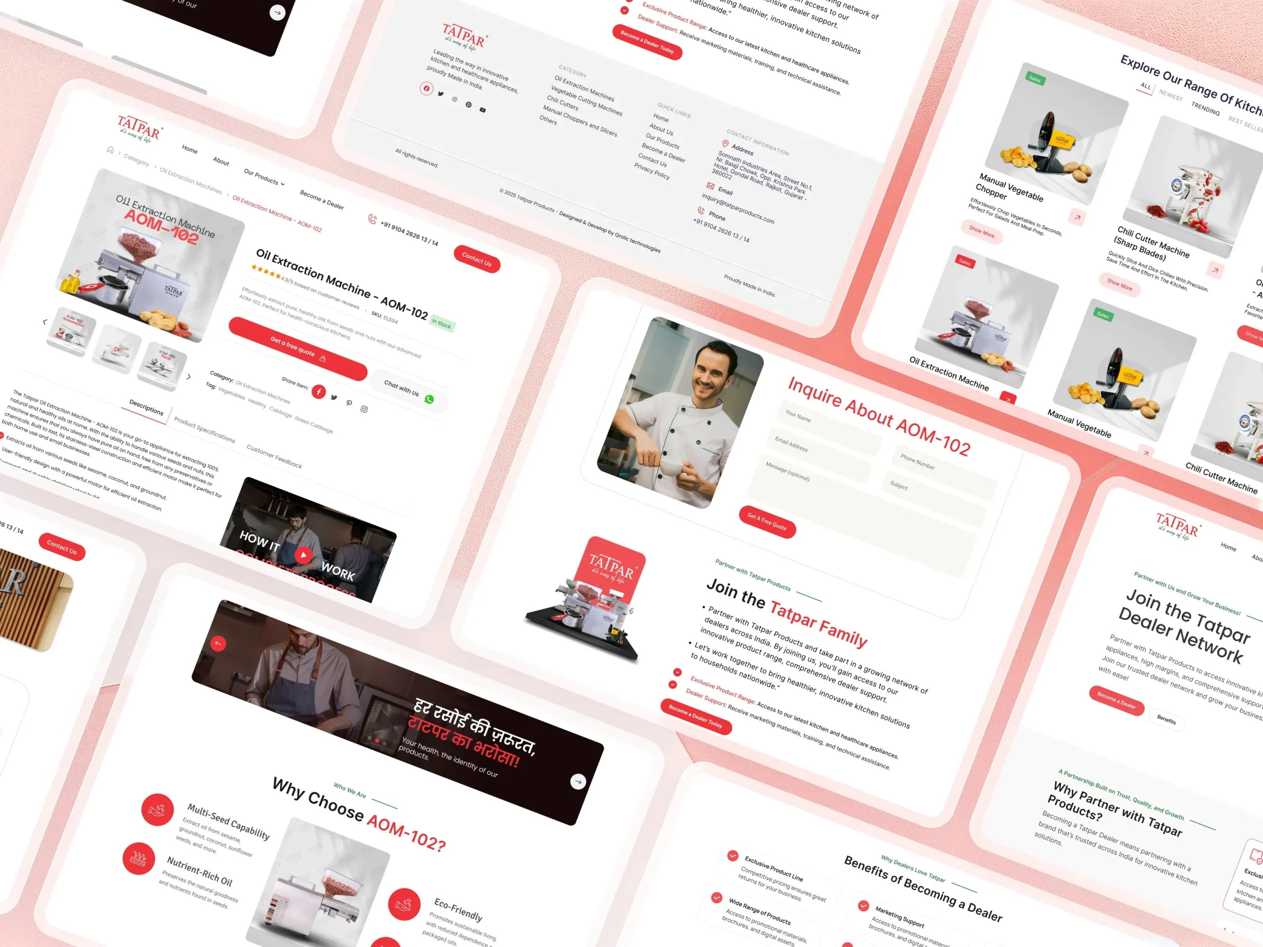 Transforming Tatpar’s Outdated Website into a Scalable Kitchen Equipment Platform kitchen tatpar