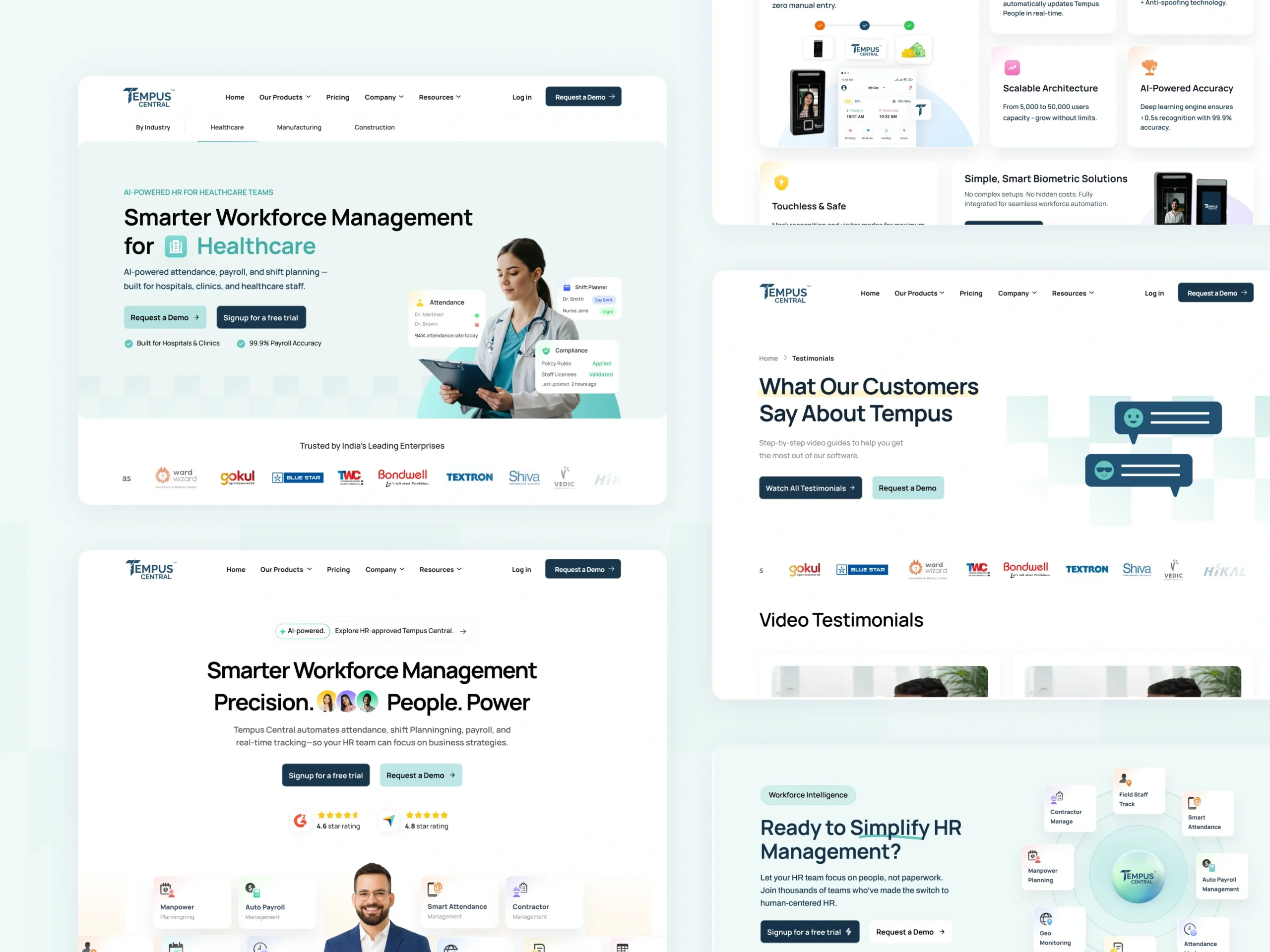 Tempus Central – HR & Workforce Management Website tempus